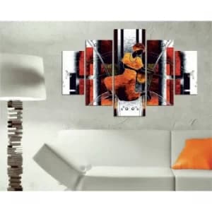 ST175 Multicolor Decorative MDF Painting (5 Pieces)