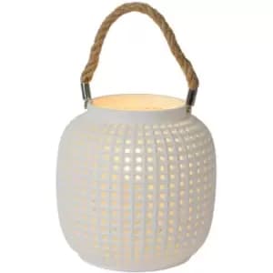 Lucide safiya - Table Lamp - Ø16.5cm- 1xE14 - White