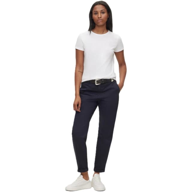 Boss Womens Tashani Slim Fit Trousers Open Blue female 4 (XXS)