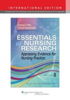 Essentials of Nursing Research by Denise F. Polit Book