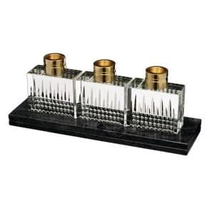 Waterford Lismore Short Stories Diamond Candlestick Set Wit