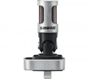SHURE Motiv MV88 Microphone - Black & Silver