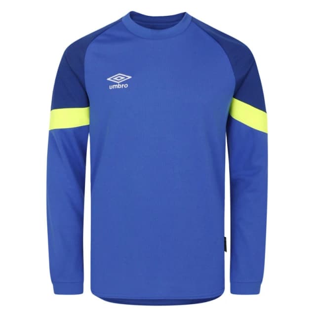 Umbro Long Sleeve Goal Keeper Jersey Blue Yellow male 7-8