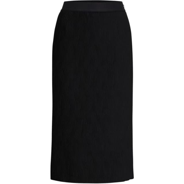 Boss Womens Evibelle Midi Skirt Black female 10 (M)