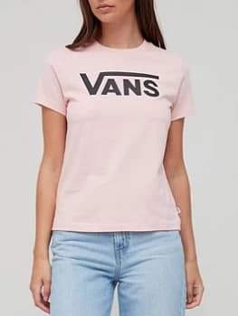 Vans Flying V Crew T-Shirt - Powder Pink, Powder Pink