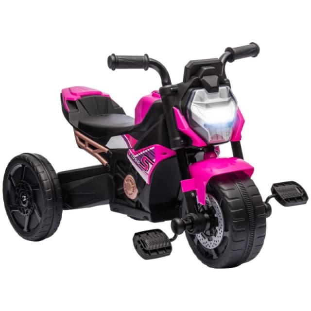 AIYAPLAY 3 In 1 Baby Trike With Headlights Music Horn - Pink 370-275V00PK