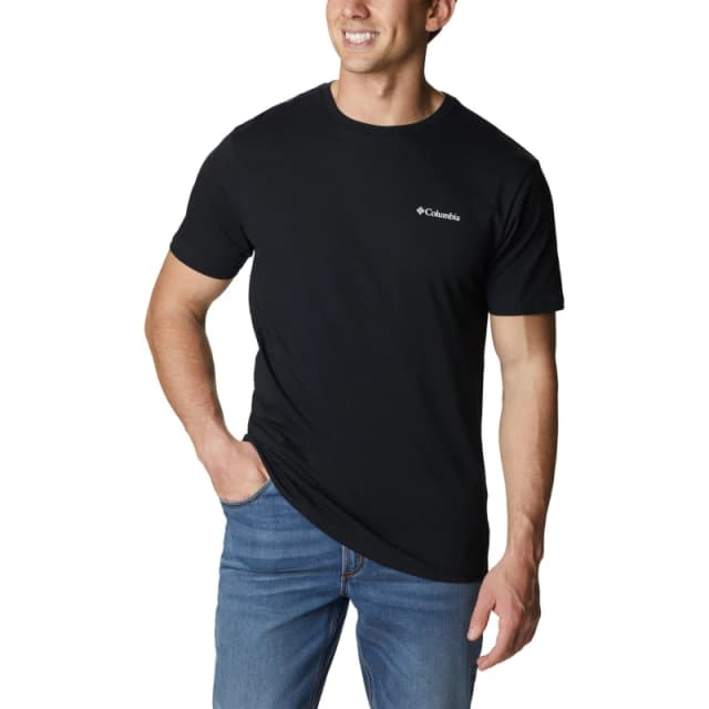 Columbia Barton Regular Fit T-Shirt Mens Black male Small