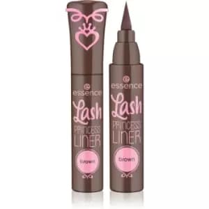 Essence Lash PRINCESS Eyeliner with Wide Felt Tip Shade Brown 3 ml