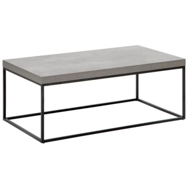 Beliani Coffee Table Delano Grey Concrete Effect
