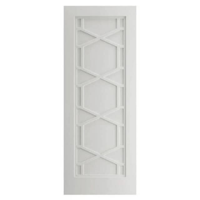 JB Kind Doors Quartz White Primed Internal Door