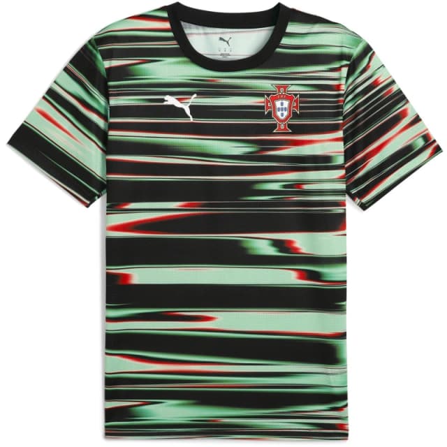 Puma Portugal Pre Match T-Shirt 2025 Adults Black/White male S