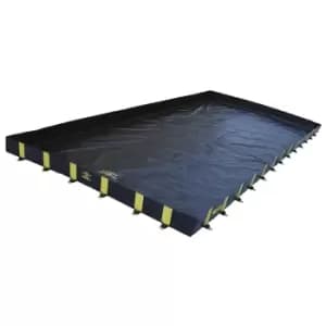 RIGID-LOCK QUICKBERM PLUS, DIMS. 12'W x 28'L x 12", CAP. 2510 GALS.