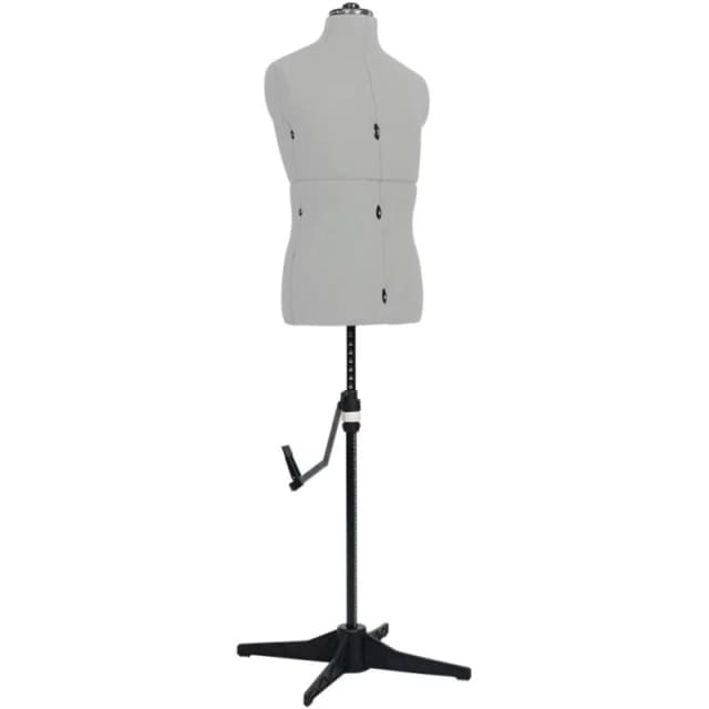 VIDAXL Adjustable Dress Form Male Grey Size 37-45 Vidaxl 8719883877310