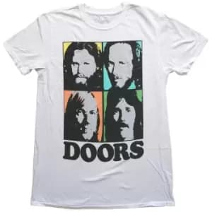 The Doors - Colour Box Unisex XX-Large T-Shirt - White