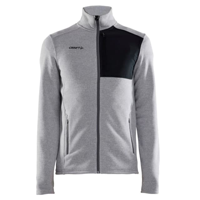Craft CRAFT Men ADV Explore Fleece Heavy Jacket in Pale Grey Size: Small Pale Grey S Male 5063425452323