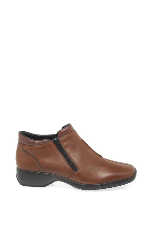 Rieker 'Drizzle' Casual Ankle Boots Brown
