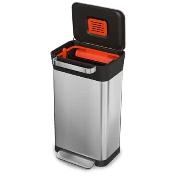 Joseph Joseph Titan Trash Compacting Bin - Stainless Steel