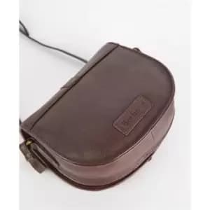 Barbour Laire Leather Saddle Bag - Black