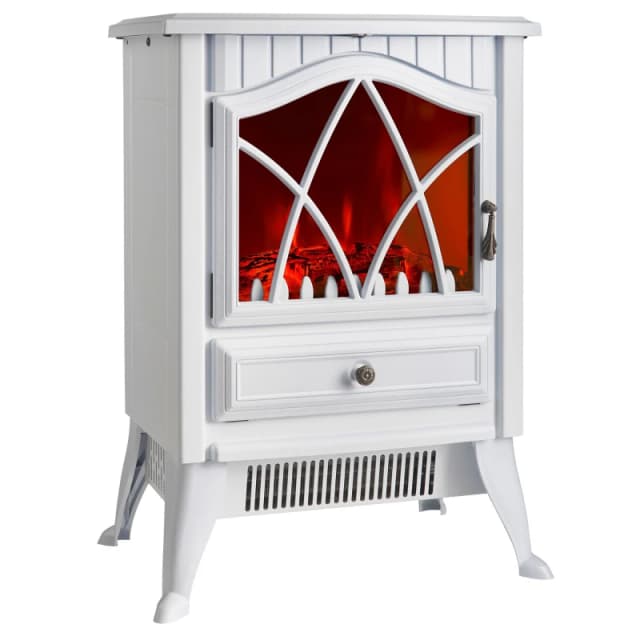 VonHaus 1800W Electric Stove Heater in White White Unisex