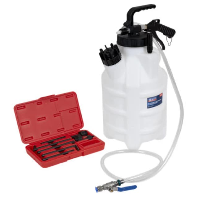 Sealey Pneumatic Oil Dispenser and Transmission Adaptor Set VS7019 Volume: 10l