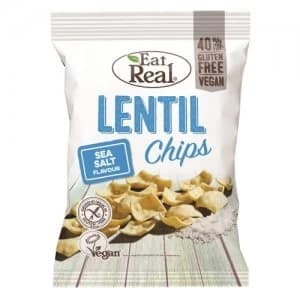 Eat Real Lentil Chips Sea Salt 113g