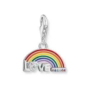 THOMAS SABO Silver Rainbow Love Charm