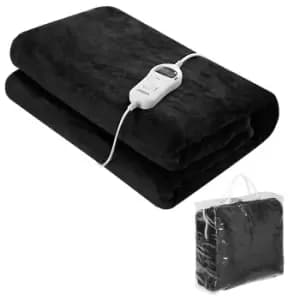 Electric Blanket Anthracite Fleece 180x130cm Double Size