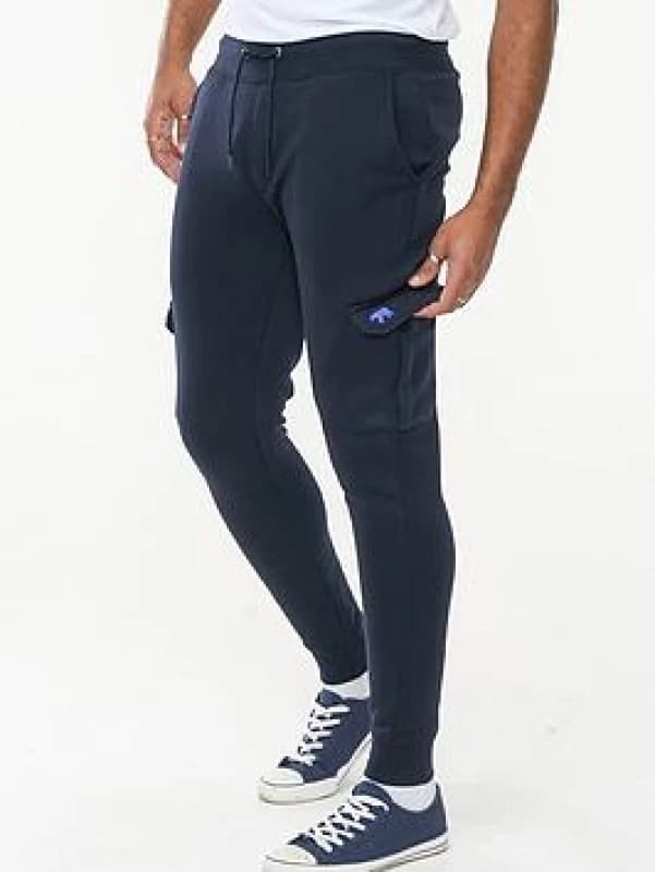 D555 by Duke D555 Mens Big Size Combat Jogger Size: 5XL, Colour: NAVY