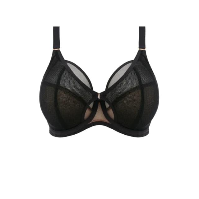 Elomi Elomi Kintai Plunge Wired Bra Black Female 40HH SP81435
