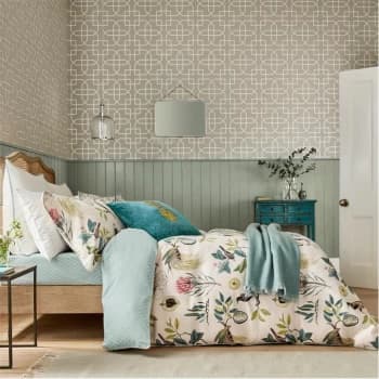 Sanderson Paradesia Duvet Cover - Orchid & Grey