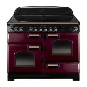Rangemaster CDL110ECCY-B Classic Deluxe 110cm Ceramic Range Cooker Cranberry