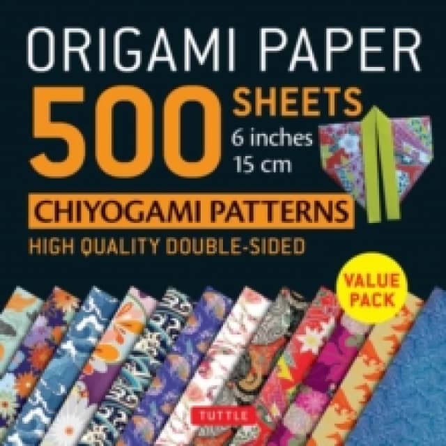 Origami Paper 500 sheets Chiyogami Designs 6" 15cm. Kit. By Tuttle Publishing Books