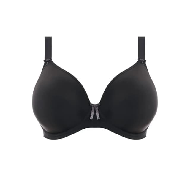 Elomi Womens underwired molded basque bra Elomi Bijou Noir Female 100I