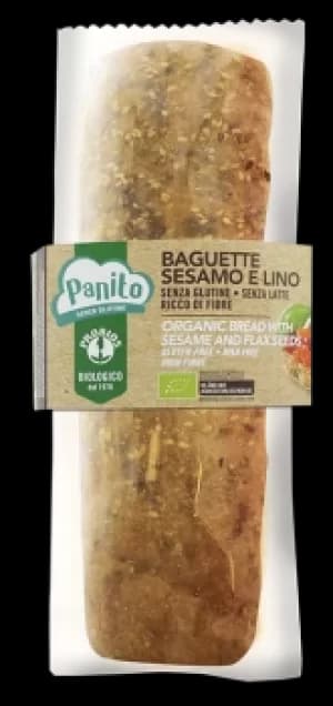 Panito Baguette Sesame And Flax Gluten Free 180g