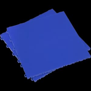 Sealey Anti Slip Polypropylene Floor Tile Blue 400mm 400mm Pack of 9