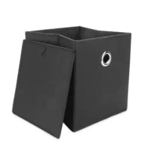 Collapsible Storage Boxes - Set of 6 Black M&W