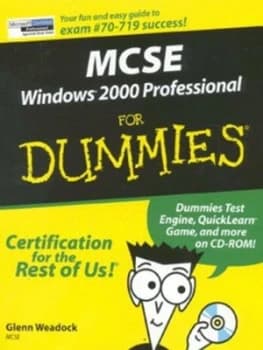 Mcse Windows 2000 Professional for Dummies by Glenn E. Weadock Paperback