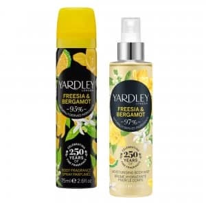 Yardley London Freesia and Bergamot Fragrance Mist Gift Set