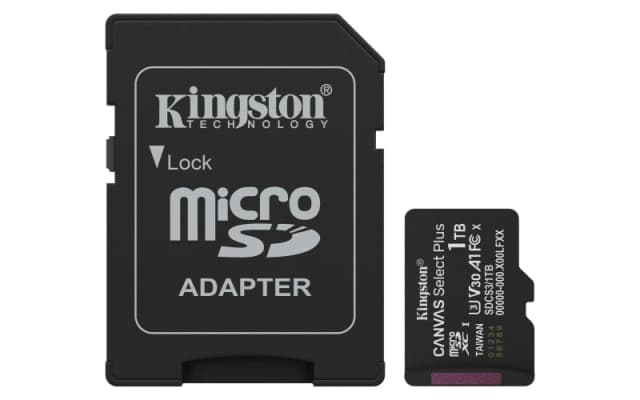 Kingston Canvas Select Plus MicroSD 150MBs Class 10 1TB with Adapter