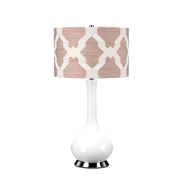 Elstead Elstead Milo Ceramic Table Lamp - Pink