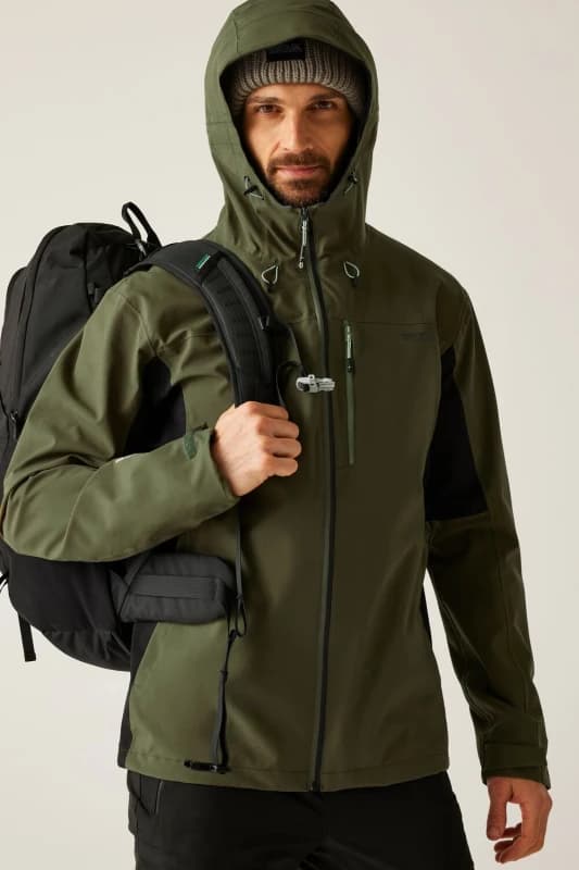 Regatta Regatta Men 'Birchdale' Waterproof Shell Jacket in Green Size: 2X-large Green XXL Male 5063516131076