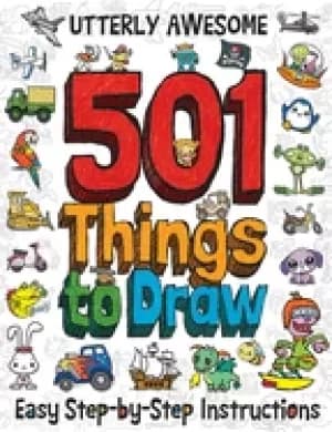 utterly awesome 501 things to draw