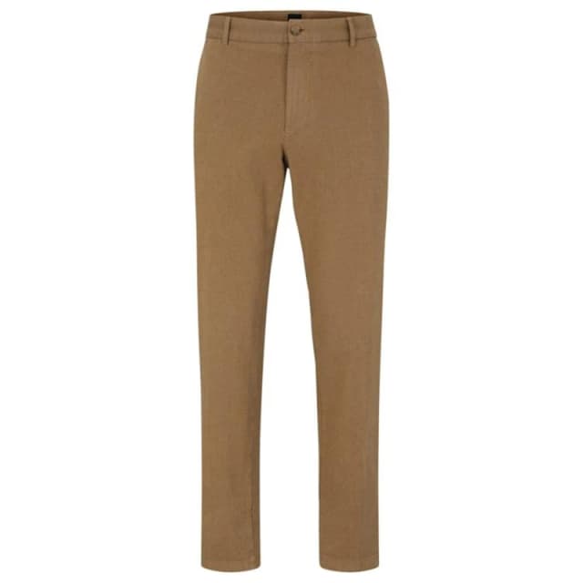 Boss Mens Kane-L Straight Trousers Medium Beige male 30W R