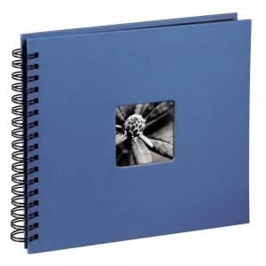 Fine Art Spiral Bound Album 36x32cm 50 Black pages (Azure)