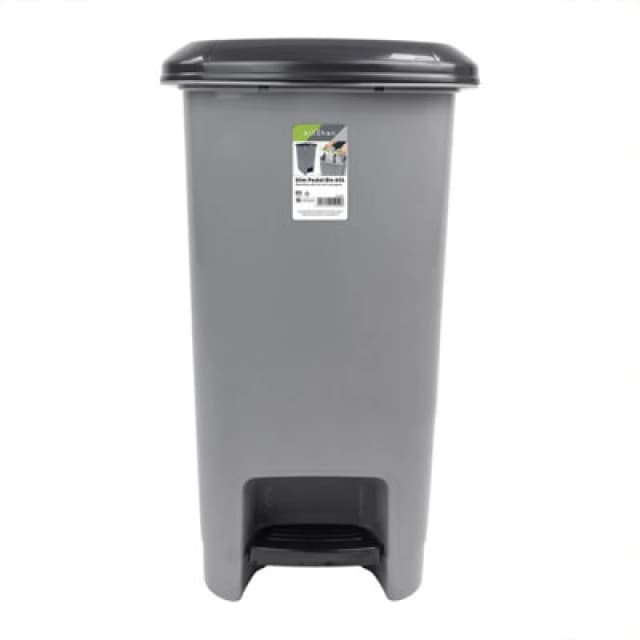 JVL JVL Slim Pedal Bin - 60L Bins 60L Grey 72514502000