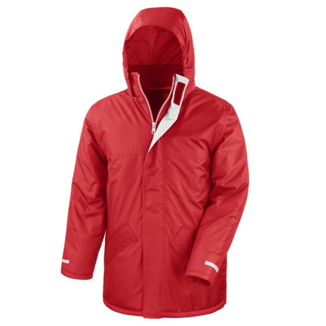 Result Core Mens Winter Parka in Red Size: Small Red Male S
