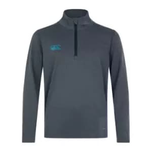 Canterbury VapoDri Base Layer Zip Top Juniors - Grey