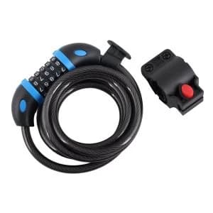 ETC Coil Cable Lock Combination 1800 x 10mm