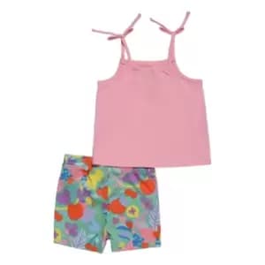 Elle Vest/Short Set Bb99 - Pink
