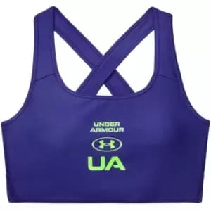 Under Armour Crossback Graphic Sports Bra Womens - Purple